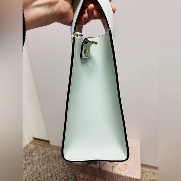 Kate Spade Mint Green New York Satchel EUC - Picture 6 of 12